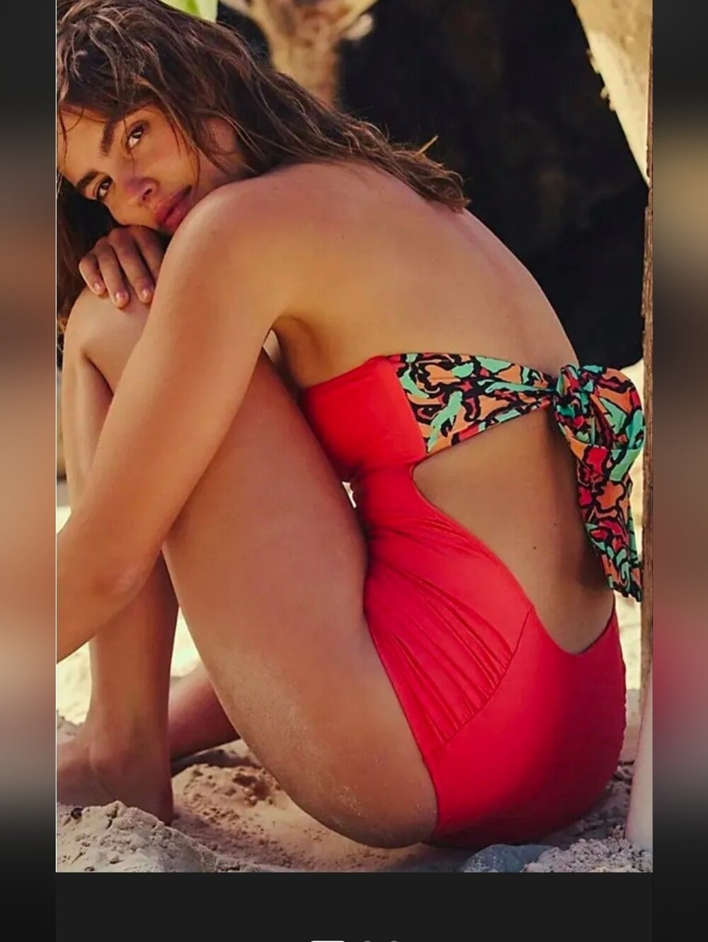 NWT Free People Beach Poppy One -Piece Swimsuit Size XL $168 Retail!!